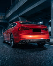 Load image into Gallery viewer, 2017–2019 Audi A5 S-Line / S5 B9 Coupe &amp; Sportback S5 Style Rear Bumper Diffuser – Carbon Fiber