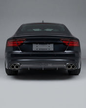Load image into Gallery viewer, 2013–2016 Audi A7 S-Line C7 Sportback Rear Bumper Diffuser – Carbon Fiber