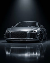 Load image into Gallery viewer, 2016–2018 Audi R8 V10 &amp; V10 Plus Coupe V-Design Front Lip Spoiler – Dry Carbon Fiber