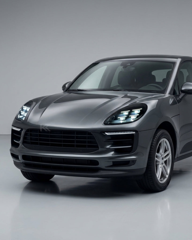 Porsche Macan 95B / 95B.1 LED Headlight Assembly with Daytime Running Lights 2014 - 2020 (Upgrade to 95B.3 Style / Replaces 96463190703)