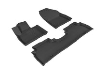 Load image into Gallery viewer, 3D MAXpider 2016-2020 Kia Sorento 5-Seat Kagu 1st &amp; 2nd Row Floormats - Black