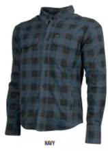 Load image into Gallery viewer, Speed and Strength True Grit Armored Motoshirt Navy/Black - Large