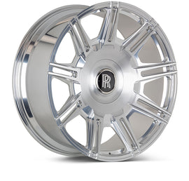 Vossen x Novitec SP2 22x10 ET:12 Brushed - Gloss Clear Rolls-Royce Phantom 1st Gen Rear Wheel