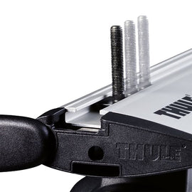 Thule T-Track Adapter Kit for Cargo Boxes (Replaces Standard Power-Click System) - Black