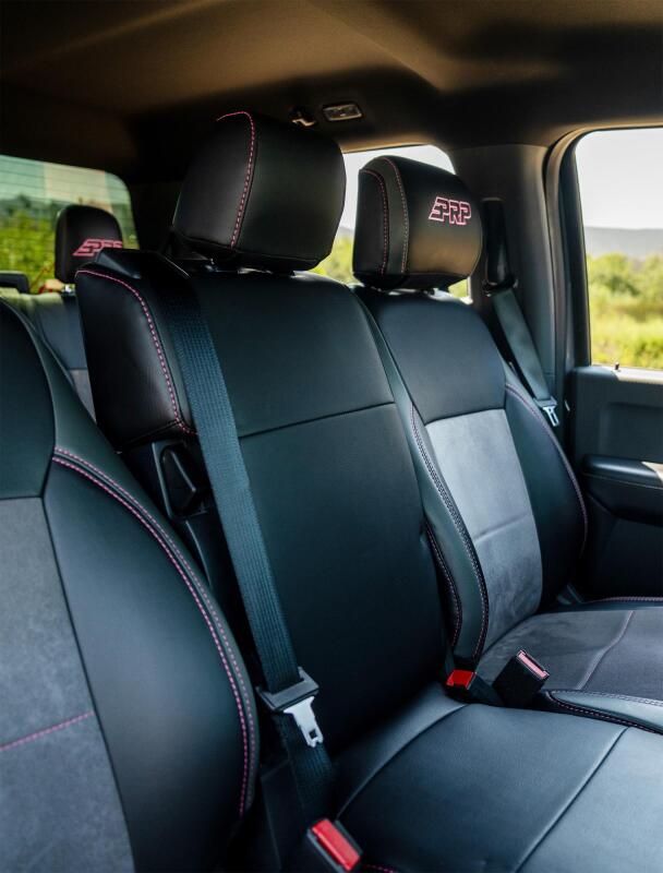 PRP 2015+ Ford F150 / 2017+ Super Duty Center Jump Seat Cover w/ Std. Console - Red