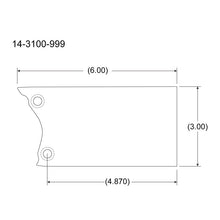 Load image into Gallery viewer, Peterson Fluid Systems Mount Blade Universal - Left Side