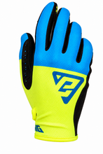Load image into Gallery viewer, Answer  Ascent Gloves Cyan/Hyper Acid/Black Youth - XS