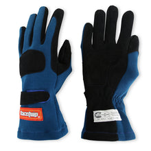 Load image into Gallery viewer, RaceQuip Blue 2-Layer SFI-5 Glove - Small