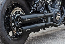 Load image into Gallery viewer, S&amp;S Cycle 15-23 Indian Scout 4in Grand National Slip-on Muffler - Black