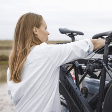 Load image into Gallery viewer, Thule OutWay Hanging-Style Trunk Bike Rack (Up to 3 Bikes) - Silver/Black
