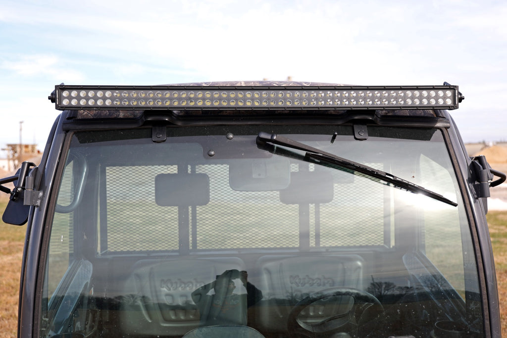 LED BlackSingle Row DRL Light Bar Kit | 50 Inch | Kubota RTV-X1120 