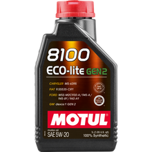 Load image into Gallery viewer, Motul 1L 8100 Eco-Lite Gen3 5W20