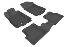 Load image into Gallery viewer, 3D MAXpider 2012-2020 Chevrolet Sonic Kagu 1st &amp; 2nd Row Floormats - Black