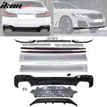 Load image into Gallery viewer, Fits 2021-2023 G30 G31 M550i Rear Diffuser+Front Bumper Lip+Side Skirt