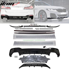 Load image into Gallery viewer, Fits 2021-2023 G30 G31 MP Type 1 Rear Diffuser+Front Bumper Lip+Side S