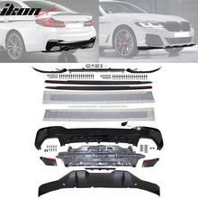 Load image into Gallery viewer, Fits 2021-2023 G30 G31 MP Type 2 Rear Diffuser+Front Bumper Lip+Side S