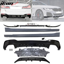 Load image into Gallery viewer, Fits 2021-2023 BMW G30 MP Type 1 Rear Diffuser+Front Bumper Lip+Side S