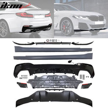 Load image into Gallery viewer, Fits 2021-2023 BMW G30 MP Type 2 Rear Diffuser+Front Bumper Lip+Side S
