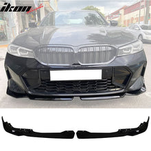 Load image into Gallery viewer, 2023-2024 BMW G20 3-Series LCI &amp; M340i MP Front Splitters Gloss Black