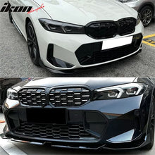 Load image into Gallery viewer, 2023-2024 BMW G20 3-Series LCI &amp; M340i MP Front Splitters Gloss Black