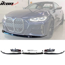 Load image into Gallery viewer, 2021-2025 BMW G22 G23 4-Series Gloss Black Front Rear Lip + Side Skirt