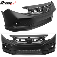 Load image into Gallery viewer, 2016-2021 Honda Civic Sedan Front + Rear Bumper Cover + Side Skirts