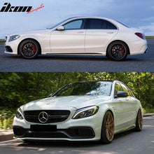 Load image into Gallery viewer, 2015-2016 Benz W205 C63 Style Full PDC Front +Rear Bumper+Side Skirts