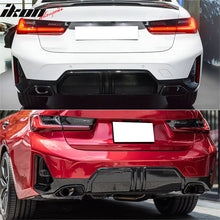 Load image into Gallery viewer, 2023-2024 BMW G20 3-Series M340i MP Style Rear Diffuser Gloss Black