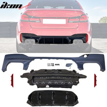 Load image into Gallery viewer, 2021-2023 BMW G30 G31 LCI M5 Style M Sport Rear Bumper Lip Diffuser