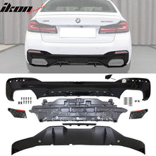 Load image into Gallery viewer, 2021-2023 BMW G30 G31 LCI 5 Series M550i MP Style Type 2 Rear Diffuser