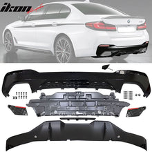 Load image into Gallery viewer, 2021-2023 BMW G30 M Sport Front Rear Bumper Diffuser Lip Side Skirt