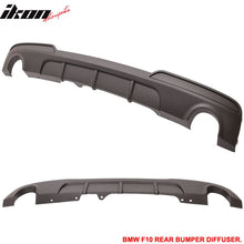 Load image into Gallery viewer, 2011-2016 BMW F10 535i Sedan MP Style PP Rear Bumper Lip Diffuser