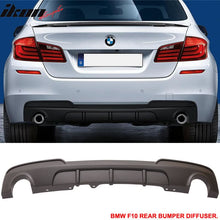 Load image into Gallery viewer, 2011-2016 BMW F10 535i Sedan MP Style PP Rear Bumper Lip Diffuser