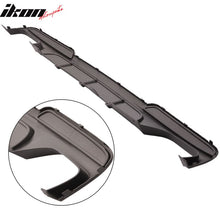 Load image into Gallery viewer, 2011-2016 BMW F10 MP Black Rear Bumper Lip Diffuser Quad Twin Exhaust