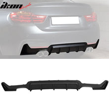 Load image into Gallery viewer, 2014-2020 BMW F32 4 Series MP Style Bumper Diffuser Quad Outlet
