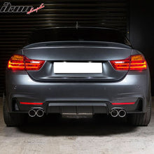 Load image into Gallery viewer, 2014-2020 BMW F32 4 Series MP Style Bumper Diffuser Quad Outlet