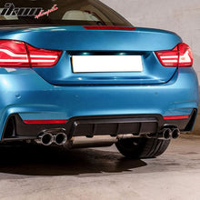 Load image into Gallery viewer, 2014-2020 BMW F32 4 Series MP Style Bumper Diffuser Quad Outlet