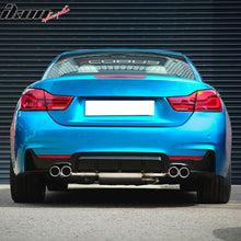 Load image into Gallery viewer, 2014-2020 BMW F32 4 Series MP Style Bumper Diffuser Quad Outlet