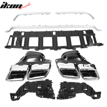 Load image into Gallery viewer, 2015-2018 Mercedes W205 C63 AMG Style Rear Bumper Diffuser w/ Tip