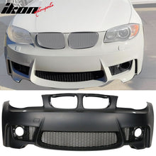 Load image into Gallery viewer, 2007-2013 BMW 1 Series E82 1M Style Black Front Bumper Conversion PP