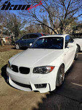 Load image into Gallery viewer, 2007-2013 BMW 1 Series E82 1M Style Black Front Bumper Conversion PP