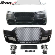 Load image into Gallery viewer, 2013-2016 Audi A4 S4 RS4 Chrome Front Bumper Conversion No PDC+ Grille