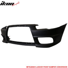 Load image into Gallery viewer, 2008-2015 Mitsubishi Lancer EVO Style Unpainted Front Bumper Cover PP