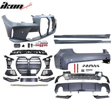 Load image into Gallery viewer, 2019-2023 BMW G20 M3 Style Front Rear Bumper for Round Tips&amp;Side Skirt