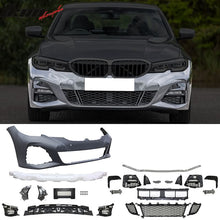 Load image into Gallery viewer, 2019-2022 BMW 3 Series G20 M-Tech Black Front Rear Bumper Side Skirts