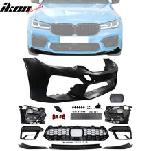 Load image into Gallery viewer, 2017-2020 BMW G30 G31 5 Series CS Style Front Bumper Cover w/ 3PCS Lip