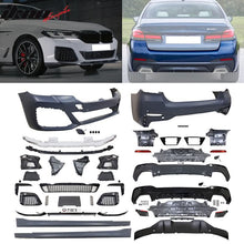 Load image into Gallery viewer, 2021-2023 BMW G30 M Sport Front Rear Bumper Diffuser Lip Side Skirt
