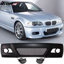 Load image into Gallery viewer, Fits 99-06 BMW E46 2Dr M3 PP Front Bumper + Fog Light Cover + Fog Lamp