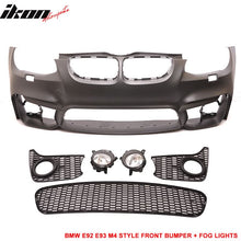 Load image into Gallery viewer, Fits 11-13 E92 E93 2Dr LCI M4 Conversion Front+Rear Bumper Kit PP
