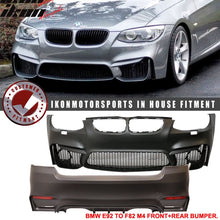 Load image into Gallery viewer, Fits 11-13 E92 E93 LCI M4 Conversion Front+Rear Bumper Polypropylene
